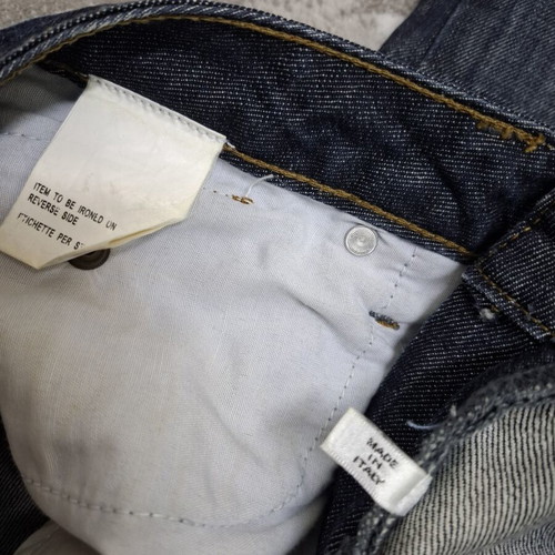 John Galliano jeans like new, size 28, blue with gold details
