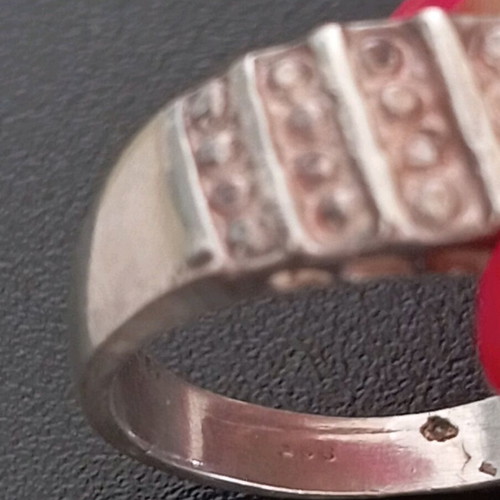 Silver ring 925 new, size 54, inner diameter 17.3 cm