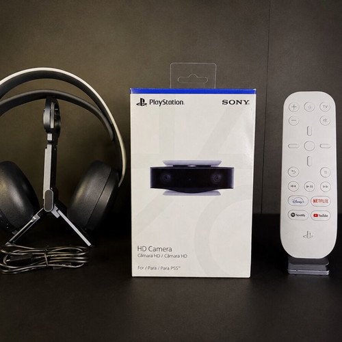 PS5 Bundle with Pulse 3D Headset, HD Camera and Media Remote, like new