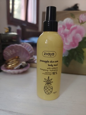 Ziaja Body Mist ενυδατικό σαν καινούργιο με ανανά και καφεΐνη 200ml
