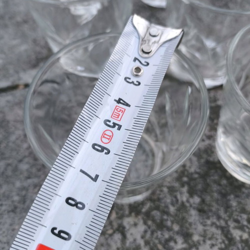 Glass wine glass set new