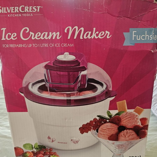 Silvercrest Ice Cream Maker like new