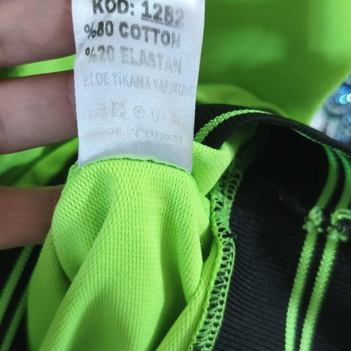 Tracksuit set with rhinestones like new, sizes S-M-L, neon green and black