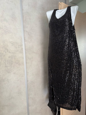 Mallory The Label sequined dress never worn, black, size S