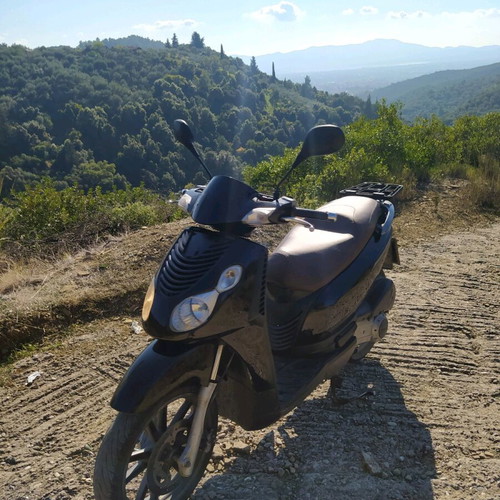 Piaggio Carnaby 125 used scooter, black, 2008