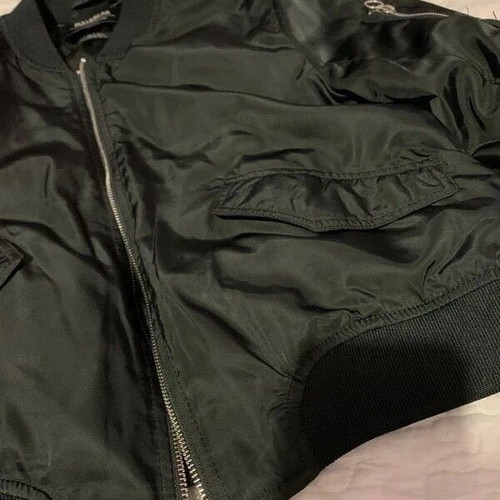 Bomber jacket Pull&Bear women's black size medium like new
