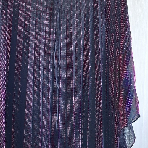 Women's iridescent black pink purple dress semi-transparent like new