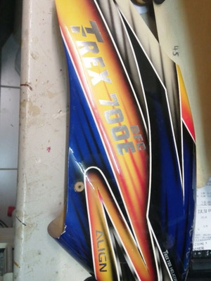 Canopy for Trex 700E Dfc used
