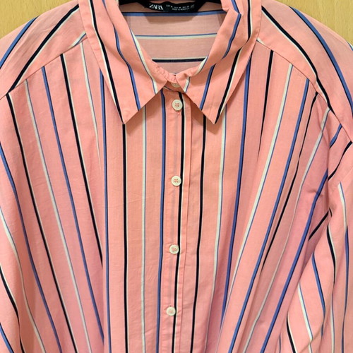 Zara oversize pink shirt like new size M