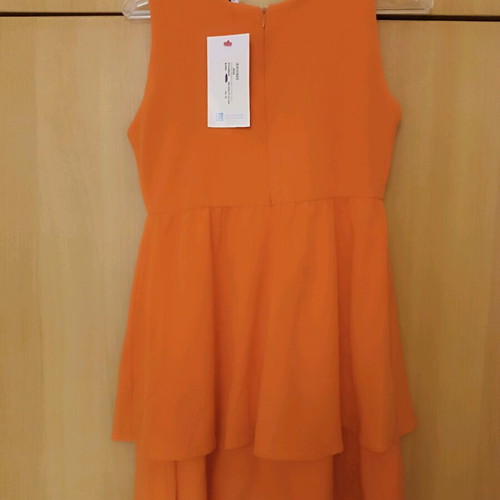 Children's dress new orange for 10 years old