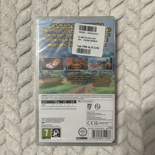 Epic Chef Nintendo Switch game sealed, new