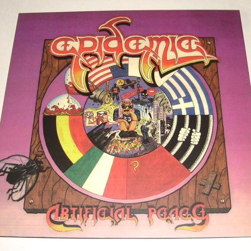 Epidemic Artificial Peace vinyl limited edition transparent red