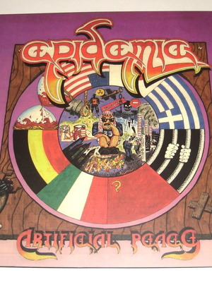 Epidemic Artificial Peace vinyl limited edition transparent red