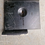 TV stand used, with box