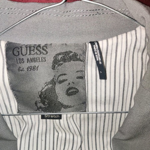 Guess jacket collectible vintage limited edition with Marilyn Monroe, like new, gray