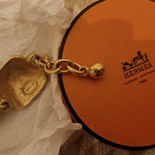Hermes vintage bracelet, gold color