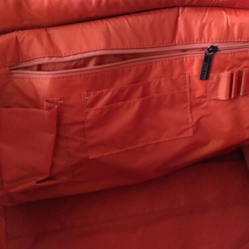 Benetton shoulder bag green like new with multiple compartments