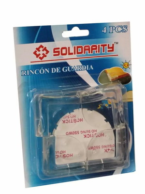 Protective corners transparent, pack of 4, silicone