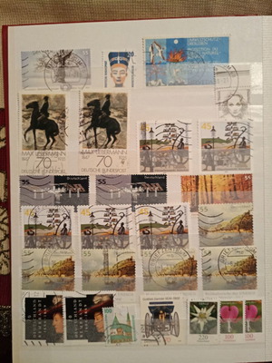 Συλλογή 52 μεταχειρισμένων γραμματοσήμων από Γερμανία, Ινδία και Αιθιοπία