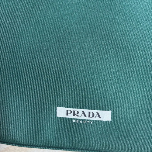 Prada toiletry bag green new