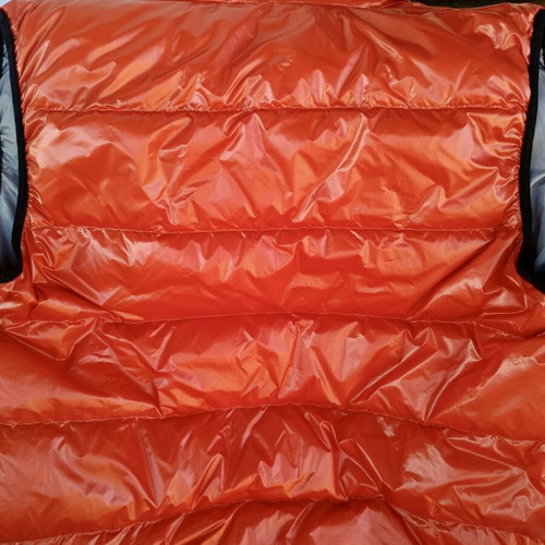 La Martina vest with down filling, like new, orange, size XL