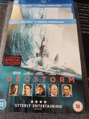 Geostorm Blu-ray like new with slip cover and subtitles