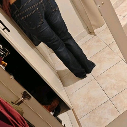 TRF Jean long straight leg cropped jeans like new, size 40, blue