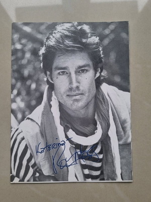 Ron Moss autograph like new from Katerina magazine
