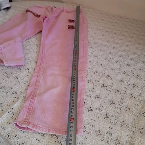 Benetton women's pink jeans size M like new
