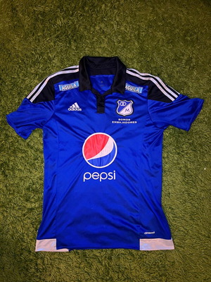 Millionarios jersey used, size Medium