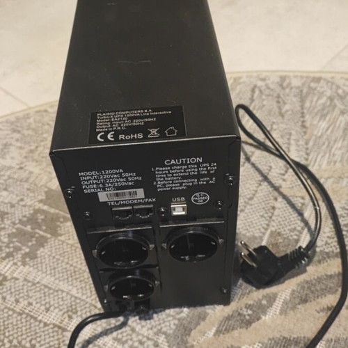 Turbo-X UPS 1200 VA Line Interactive EA2100 1200VA/720W used