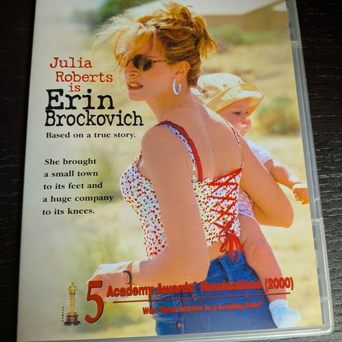 Erin Brockovich DVD new, biography drama with subtitles