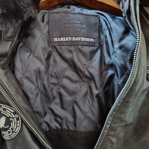 Harley Davidson leather jacket retro new unworn
