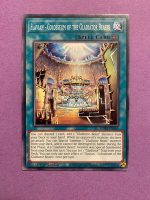 Flavian – Colosseum of the Gladiator Beasts Yu-Gi-Oh! Spell Card σαν καινούργιο