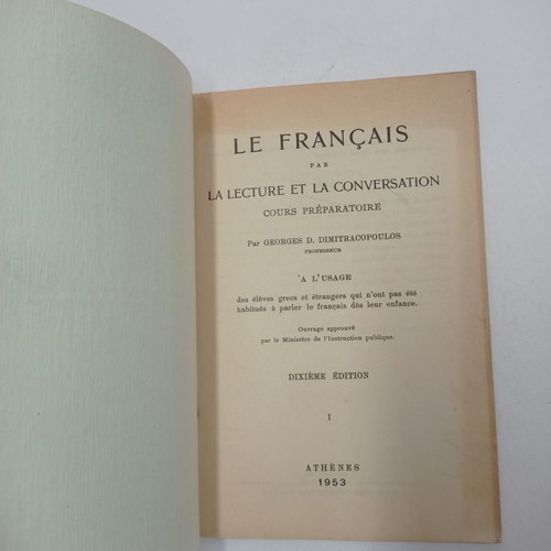 Le Francais book used, rare and out of print