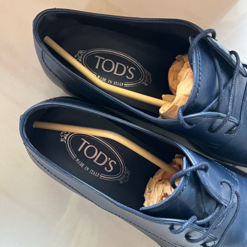 Men's blue leather Tod's no7 dress shoes like new
