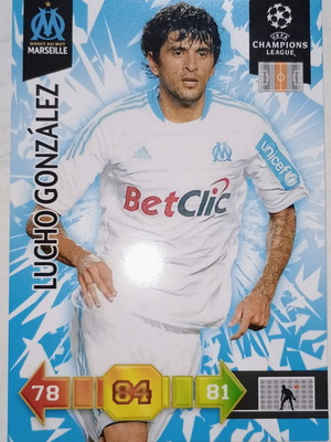 Lucho González Marseille collectible card like new