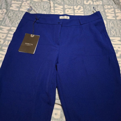 Suit pants new, blue, unworn
