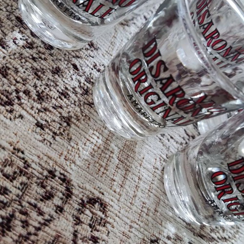 Disaronno Originale Amaretto shot glasses new, pack of 6