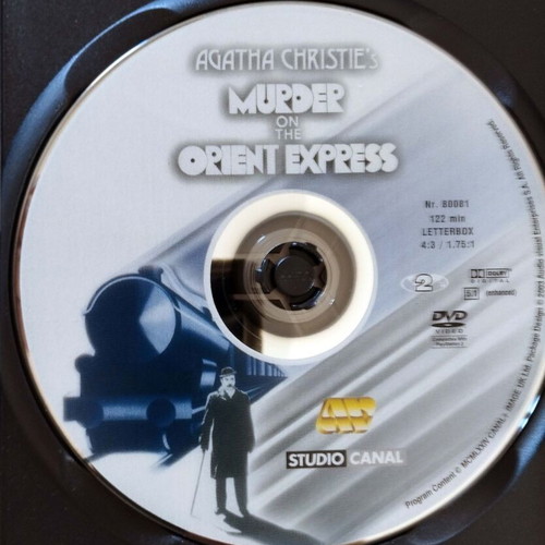Murder on the Orient Express DVD like new with Greek subtitles
