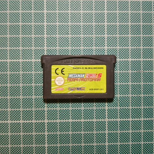 Mega Man Battle Network 5 Team Protoman GBA game like new