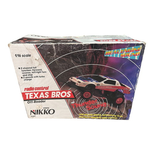 Texas Bros 1986 Nikko Camaro 1:16 Radio Control Car used