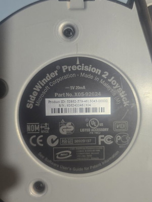 Microsoft Sidewinder Precision 2 joystick used
