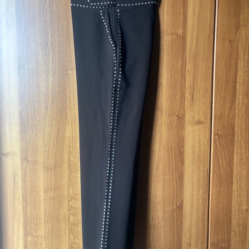 Vassia Kostara high-waisted pants with studs new, size S, black