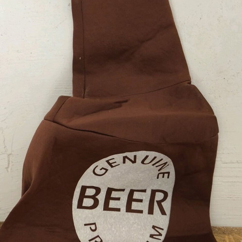 Carnival beer hat new, brown color