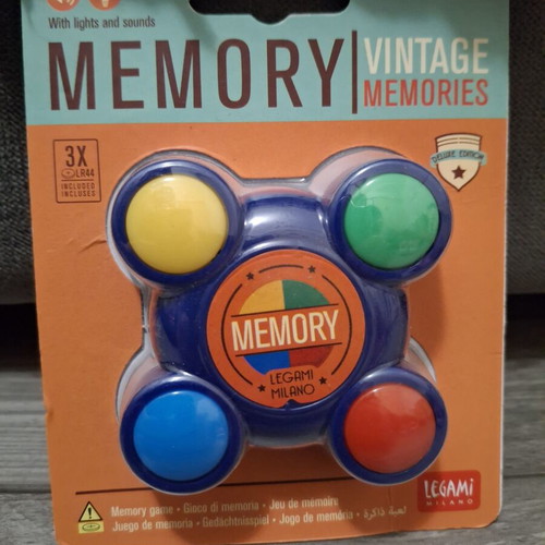 Legami Milano Memory Game Vintage Memories with lights and sounds