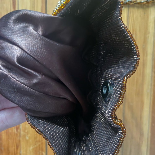 Hand-embroidered bag like new