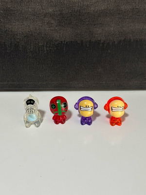 Gogo’s Crazy Bones glitter translucent συλλεκτικό σετ σαν καινούργιο