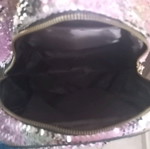Backpack new multicolored and silver