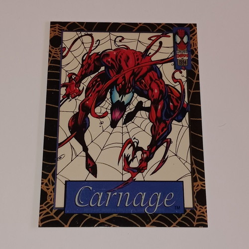 1994 Fleer The Amazing Spider-Man Trading Cards like new, Suspended Animation #5: Carnage